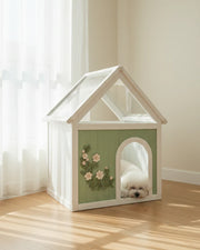 SAGE Decorative Pet House for Small Dogs – Stylish Indoor Dog House for Apartments