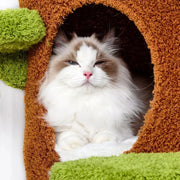 148 cm Tall Cat Tree for Indoor Cats, Large Cat Tower with Luxury Cat Condo, Cat Tree Tower with Soft Cushion, Scratching Board