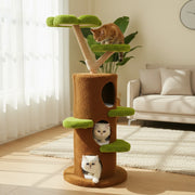 148 cm Tall Cat Tree for Indoor Cats, Large Cat Tower with Luxury Cat Condo, Cat Tree Tower with Soft Cushion, Scratching Board
